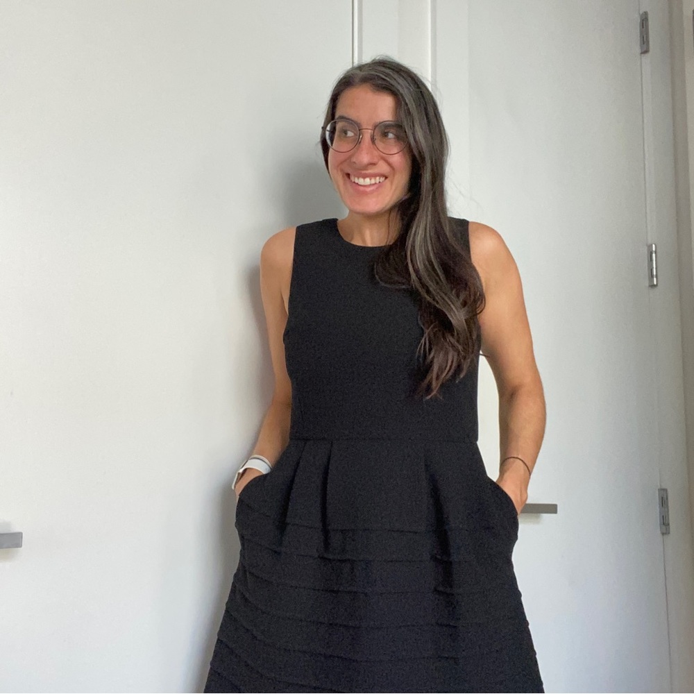 Madewell Black Dress with Pockets 4